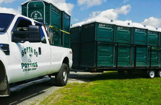 portable potties solution for construction sites in The Poconos